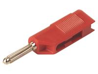 BANANA PLUG 4MM 30A 30VAC / 60VDC CAT I SCREW CONNECTION  - RED (930729101) [BSB20KRD]