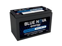 BLUENOVA LITHIUM IRON PHOSPHATE (LiFePO4) RECHARGEABLE BATTERY,OPV RANGE:11.6V~14.4VDC ,OVER-CURRENT PROT:110A ,OVER VOLTAGE CUT-OUT:15.6V,UNDER-VLTG CUT-OUT:10.0V,CHARGE CURRENT:110A CONTINUOUS,BMS,EFFICIENCY 96-99%@C1 ,(342x173x220mm) ,IP56,16Kg [BATT 13V108 LI-ION BLN]