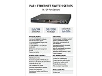 Planet 24 Port 10/100TX 802.3at PoE + 2 Port Gigabit TP/SFP Combo Managed Ethernet Switch [FGSW-2624HPS4]