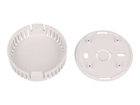 ABS Plastic Miniature Enclosure - Snap-Fit / Wall-Mount Round 60x20mm Vented IP30 - White [1551V12WH]