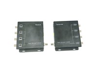 Transmit 4X CCTV Video Signals + RS485 Control Signals Via Single Coax Up To 600M [XY CCTV 4CH COAX MULTIPLEXER]