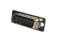 D-Sub 15Way Male Solder Stamped Pin [DA15PE]