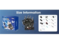 ACEBOTT Motion-Sensing Glove with 5 Encoders & Accelerometer & Enhanced ESP32 Controller for Robot Control [ACEBOTT MOTION SENSE GLOVE QD023]