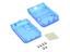 89x69x29mm Handheld Plastic Enclosure for RASPBERRY PI B+ AND RASPBERRY PI2 MODEL B in Translucent Blue Colour [1593HAMPI2TBU]