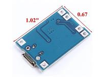 TP4056 MICRO USB LITHIUM BATTERY CHARGING BOARD WITH OVERCHARGE, OVERDISCHARGE AND OVERCURRENT PROTECTION [BSK LITHIUM CHARGR BOARD 5V 1A]