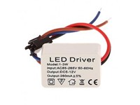 LED DRIVER 1-3W 5-12VDC-260MA WITH SHORT CIRCUIT, OVER VOLTAGE AND OVER CURRENT PROTECTION WITH 2PIN CLIP LOCK CONNECTOR [CMU LED DRIVE 1-3W 260MA 5-12VDC]