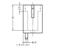 LED Holder Plastic 5mm PCB [LECC-8.5]