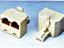 Duplex 6 pos 6 way USA RJ12 Modular Socket Adaptor [NY01-6C]