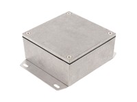 Diecast Aluminium Unpainted 92X92X44MM Bottom Flange IP65 [1590WYF]
