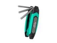 Folding Type Hex Key Set (Metric) 1.5-8mm (1.5/2.0/2.5/3.0/4.0/ 5.0/6.0/8.0 mm) Tool Size: 113x32x39mm [PRK HW-122M]