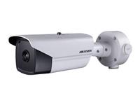 Hikvision THERMAL BULLET Camera, H.265/H.264+/H.264/MJPEG, DC12V & PoE (802.3af), Smart function, Thermal Module, 50fps(384 × 288), 10mm Lens, (humans):100m/(Vehicles):300m, 3D DNR, Advanced fire detection, Micro SD/SDHC/SDXC Card up to 64GB Slot, IP66 [HKV DS-2TD2136-10 (O-STD)]
