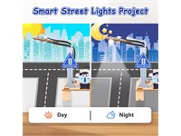 ACEBOTT QE027 is a Stem Kit that Teaches Intelligent Transport Systems using ESP32. Build Smart Traffic Lights, Parking, and Streetlight Projects with Plug-and-play Modules [ACEBOTT TRANSPORT EDU KIT QE027]