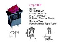 FUSE HOLDER 'ATQ' BLADE FUSE SNAP-IN 30A [CQ211P]