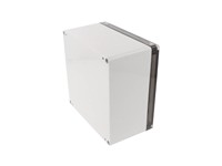 Polycarb Enclosure 160 x 160 x 90mm Smoked Lid Grey Body IP66 [1554S2GYSL]