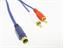 PATCHC CORD S-VIDEO TO 2RCA PLG 2M GOLD [PATCHC SV-2RCAPG]