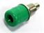 Banana Socket - 4mm - - Green - Panel Mount - 24A-30VAC/60VDC [XY-RC11E GRN]