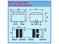 PCB Transformer • 5.5VA • 12V out • 450mA [TRF 4822]