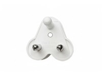 Plugtop 15A With 2Pin Top Entry Socket [EUROMATE PLUG-1]