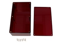 Polycarb Enclosure 191X110X61MM IR Red [1591ETRD]