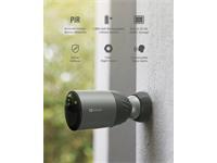 EZVIZ ELIFE SMART HOME OUTDOOR BATTERY POWERED CAMERA 2MP 2.8mm LENS , NIGHT VISION 10M , 1/2.8” CMOS , 3D DNR , WIFI , FREQ:2.4GHz~2.4835GHz , BUILT-IN 32GB eMMC STORAGE , TWO WAY TALK , H2.65 , COLOR NIGHT VISION , HUMAN/MOTION DETECTION , IP66 [EZVIZ CS-BC1C]