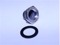 SEALING BOOT NICKEL PLATED FOR PUSHBUTTON SWITCHES FOR BUSHING D = 12X.075 FOR APEM SERIES 1200 ; 4700 ; 4800 [U31+U21]