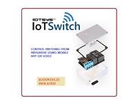 The Iiotsys Isolated Iotswitch is a small, high quality open IoT product, with Complimentary Platform Solutions that enable you to remotely power an electronic device you have connected to IT. CCTV Cameras may also be connected to APP. [IIOTSYS ISOLATED IOTSWITCH]