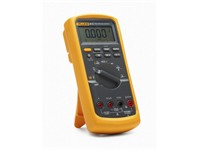 Industrial Multimeter 1000V 10A AC/DC (20A for 30 Seconds Max), True RMS, RES:50MΩ, CAP:9,999 µF, FREQ:200KHz, Duty Cycle:99.9%, Temp:-200.0°C~1090°C, Conductance:60.00nS, Diode:3V, Resolution:1MV, EN 61010–1 to 1000V CATIII, 600V CATIV, 355g [FLUKE 87-V]