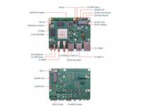 Okdo Rock 5 Model B 16GB Single Board Computer Rockchip RK3588 SoC, ARM DYNAMIQ Quad Cortex-A76 @ 2.2/2.4GHz, 16GB 64bit LPDDR4RAM, Quad Cortex-A55 @ 1.8GHz CPU, 2xUSB2.0, 1xUSB3.0, 1xUSB3 OTG/Host Port, 2xHDMI, Micro SD /eMMC, PSU:USB-TypeC5V3A [RADXA ROCK 5 MODEL 16GB]