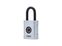ABUS Fingerprint Padlock, 20 Finger Prints Can Be Stored, Hardened Nano Protect™ Shackle, Width:45mm, Shackle Diameter:6.5mm, Vertical Clearance:30mm, CR2 Battery, Horizontal Clearance:20mm, Height:20mm, Depth:23mm, Ip66/68, Weight:318g [ABUS PADLOCK 57/45]