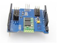 BLUETOOTH V2.0+EDR ARDUINO SHIELD. SETTABLE MASTER/SLAVE OPTION. [AZL BLUETOOTH SHIELD MAST/SLAVE]