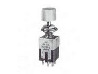 Panel-Mount Push Button Switch • Momentary • Form : DPDT-1-(1) • 3A-125 VAC • Solder-Lug • Red-Button [MS300R]