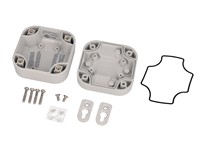 Enclosure Polycarbonate - Multiple Mounting Type - Water Tight 80x80x45mm IP68 Light Grey [1557B2GY]