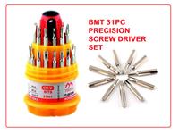 31 in 1 Aluminum Precision Screwdriver Set Repair Opening Tool Kit [BMT 31PC PRECISION SCREW DRIVERS]