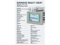 SIMATIC Touch Panel TP 177A 5.7" blue mode STN display, MPI/PROFIBUS DP interface, configurable from WinCC flexible [6AV6642-0AA11-0AX1]