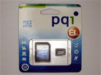 PQ1  8GB MICRO SD HC4 CARD WITH SD ADAPTER [MICRO SD CARD 8GB+ADPT-PQ1#TT]