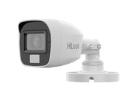 HiLook Mini Bullet Camera 2MP 2.8mm Lens, Up to 20m IR, Smart Hybrid Light, PAL/NTSC, Digital WDR, Switchable TVI/AHD/CVI/CVBS, Auto/Color, 1080p@25fps, DWDR/BLC/HLC/Global, 12VDC±15% Max3.2W, Built-in Mic, Plastic, IP66 [HLK THC-B127-LPS 2.8MM]