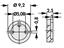 Transistor Pad for TO5 OD=9,2 X 1,5+1mm [MS53-25]