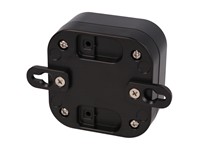 ABS Enclosure 80x80x45mm Black Wall Mount or Tabletop Installation IP66 Watertight [1557BBK]