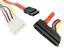 SATA Extension Power Cable 7+15pin ~ Big 4pin [SATA POWER EXT CABLE #TT]