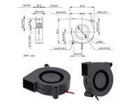 5VDC - 5015 Sleeve Bearing Cooling Fan For 3D Printer. 50x50x15mm [HKD FANDC005050-15S-3D PRINTER]