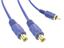PATCHC CORD 1RCA PLG TO 2RCA SOCKET GOLD [PATCHC 1RCAPLX2RCASG]