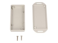 ABS Enclosure 80x40x15mm Grey Flanged [1551LFLGY]