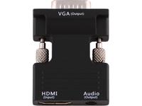 HDMI FEMALE TO VGA MALE CONVERTER WITH AUDIO [HDMI FEMALE TO VGA MALE CONVERTR]