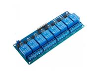 COMPATIBLE WITH ARDUINO 5V/10A 8CH RELAY MODULE WITH N/O AND N/C CONTACTS AND OPTO ISOLATED I/P. (ALSO FOR 8051, AVR, PIC, DSP, ARM, ARM, MSP430, TTL LOGIC) [CMU RELAY BOARD 8CH 5V]