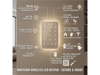 Hikvision 868MHz Wireless LED keypad with Multiple Enrollment Methods and Easy Installation Design [HKV DS-PK1-E-WE]