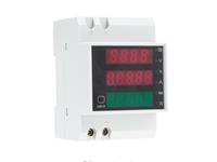 DIN Rail Mount Multi Function Meter, 80 - 300VAC Input, 0 - 100A AC Input. Measuring Options Include Power (W), Power Factor, Energy (KWH) & Cumulated Time (H) [DPM/BDD DIN RAIL PWR METE AC300V]