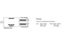 Clearline Filtertube Filter 10A To Be Used On Gate Motors-230V AC 50Hz (Wire Leads ) [CRL 12-00138]