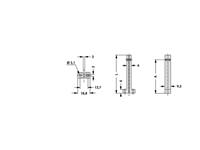 PC Card Guide L-Shaped Polyamid GF Reinfoced L=85mm [FS85]