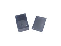 Box ABS L=85 X B=56 H=30 Black With Slots [ABSE12 BLACK]