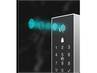 EZVIZ Smart Lock 2.4GHZ WiFi, Anti-Tamper Alarm, Multiple Unlock Methods, Fingerprint, Proximity Cards up to 50, Remote Unlocking, Aluminium + Plastic, 4XAA Alkaline Batt, Low Batt Alert, Type-C Port, Smart Edge Lock for Front Doors [EZVIZ CS-DL03 PRO]